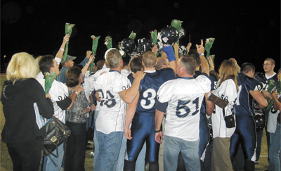 football seniors and parents